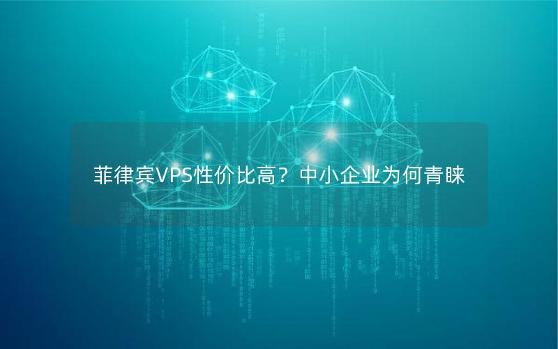 菲律宾VPS性价比高？中小企业为何青睐