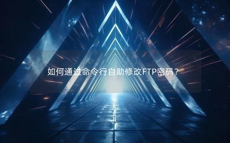 如何通过命令行自助修改FTP密码？