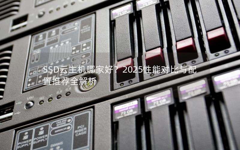 SSD云主机哪家好？2025性能对比与配置推荐全解析