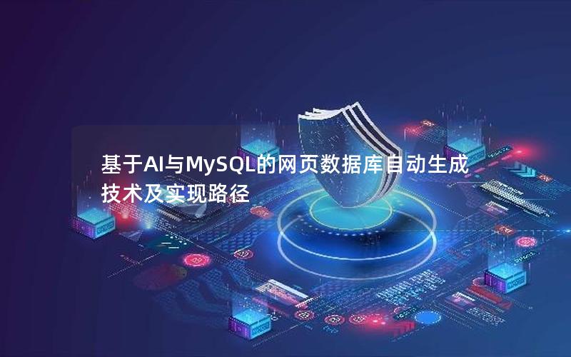 基于AI与MySQL的网页数据库自动生成技术及实现路径