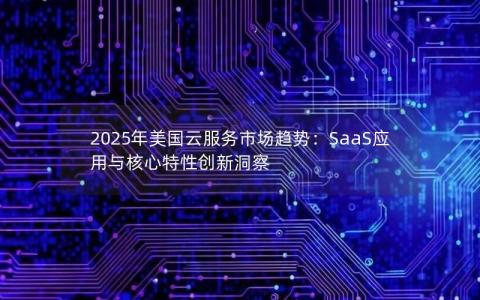 2025年美国云服务市场趋势：SaaS应用与核心特性创新洞察