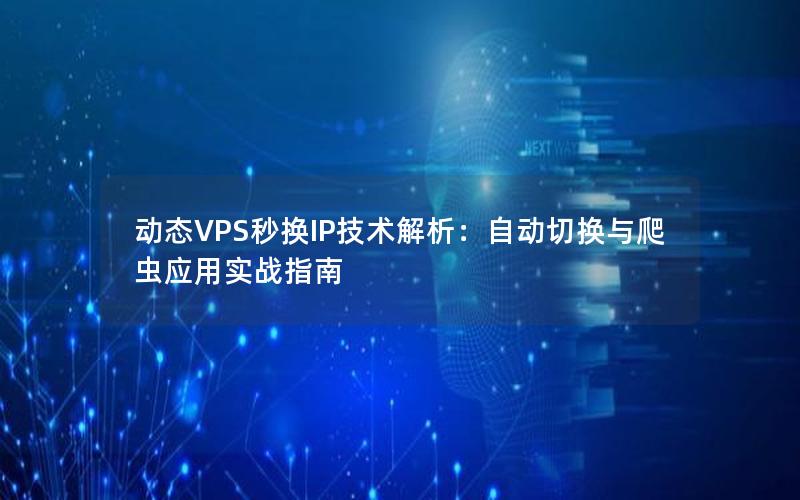 动态VPS秒换IP技术解析：自动切换与爬虫应用实战指南