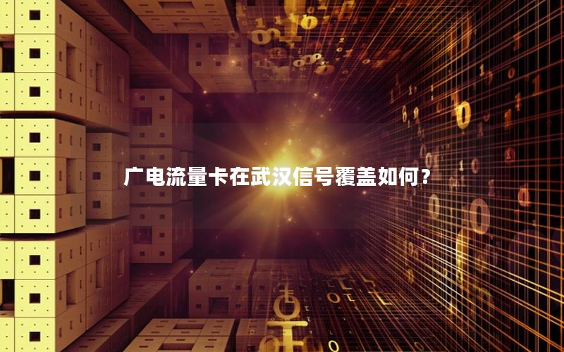 广电流量卡在武汉信号覆盖如何？