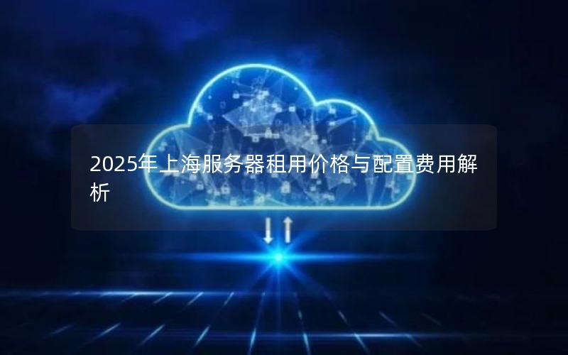 2025年上海服务器租用价格与配置费用解析