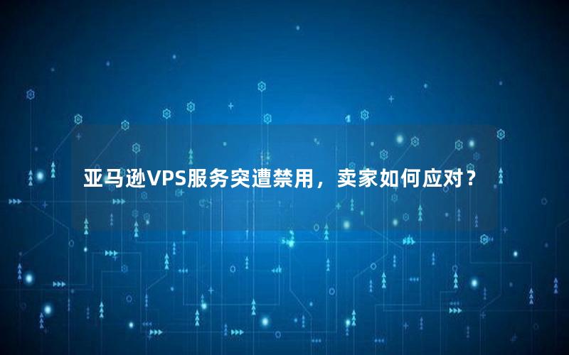 亚马逊VPS服务突遭禁用，卖家如何应对？