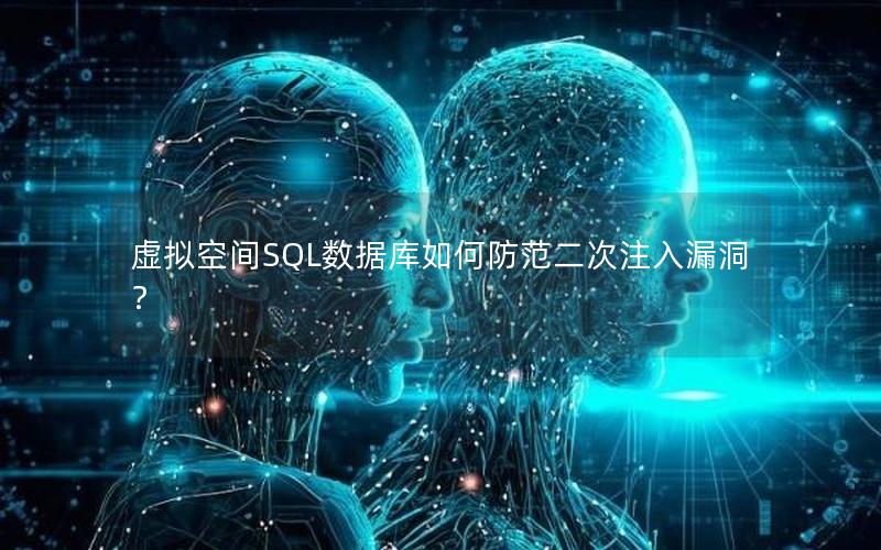 虚拟空间SQL数据库如何防范二次注入漏洞？