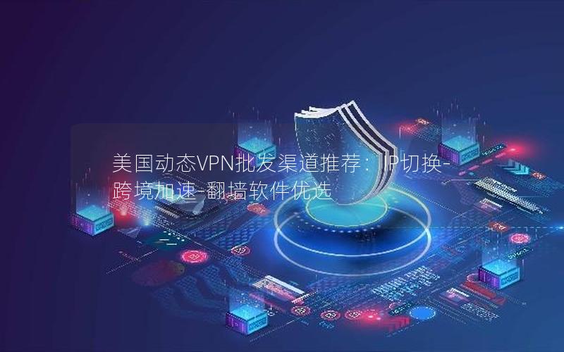 美国动态VPN批发渠道推荐：IP切换-跨境加速-翻墙软件优选