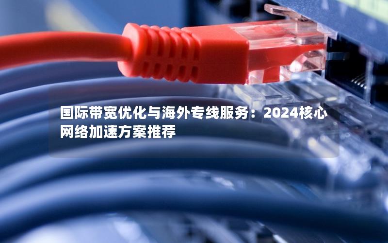 国际带宽优化与海外专线服务：2024核心网络加速方案推荐