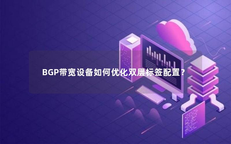 BGP带宽设备如何优化双层标签配置？