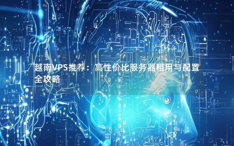 越南VPS推荐：高性价比服务器租用与配置全攻略