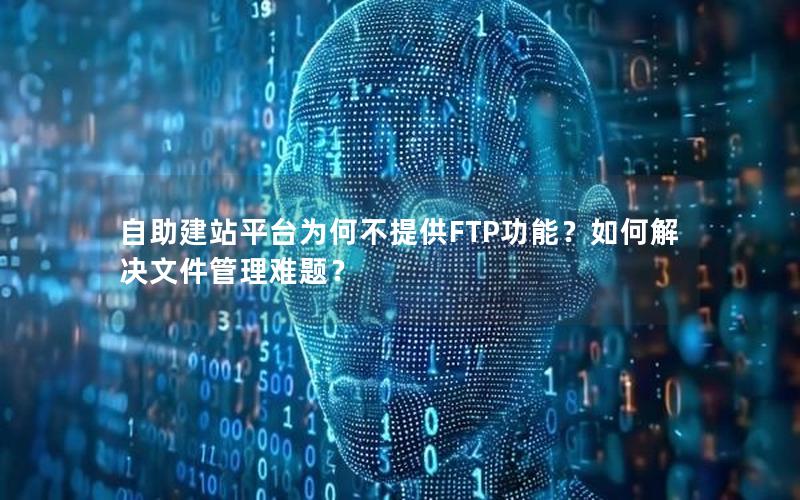 自助建站平台为何不提供FTP功能？如何解决文件管理难题？