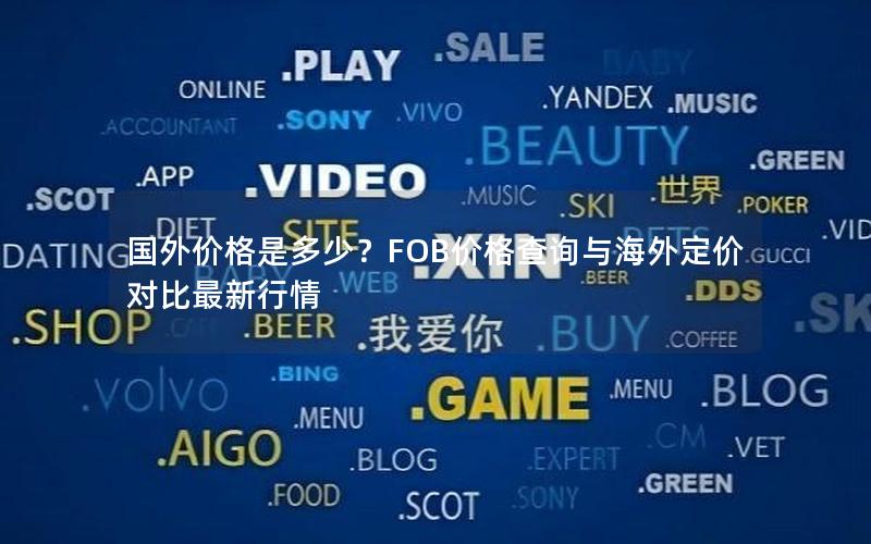 国外价格是多少？FOB价格查询与海外定价对比最新行情