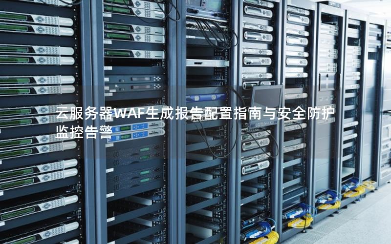 云服务器WAF生成报告配置指南与安全防护监控告警