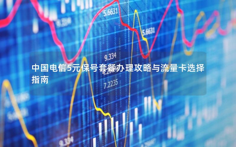 中国电信5元保号套餐办理攻略与流量卡选择指南