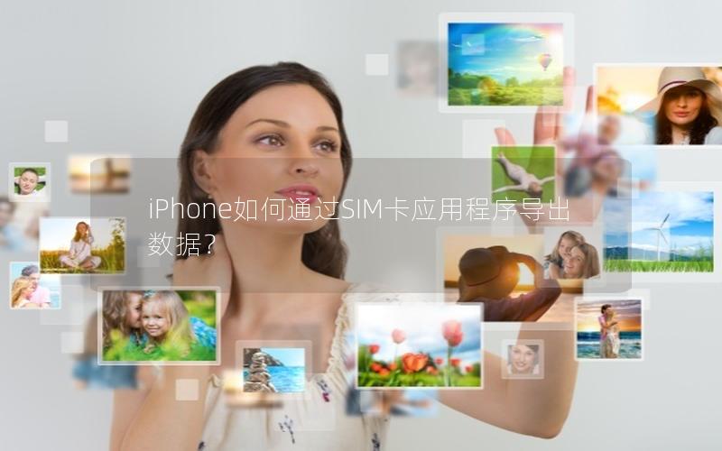 iPhone如何通过SIM卡应用程序导出数据？