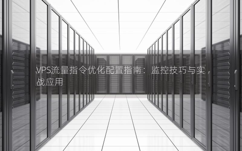 VPS流量指令优化配置指南：监控技巧与实战应用