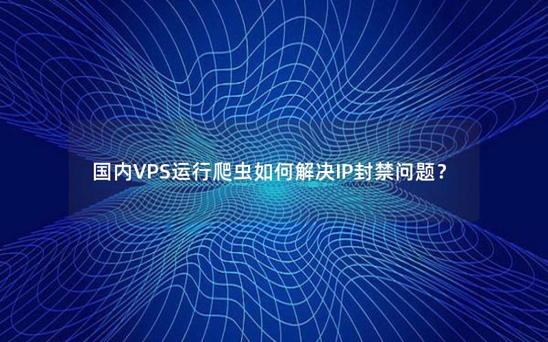 国内VPS运行爬虫如何解决IP封禁问题？