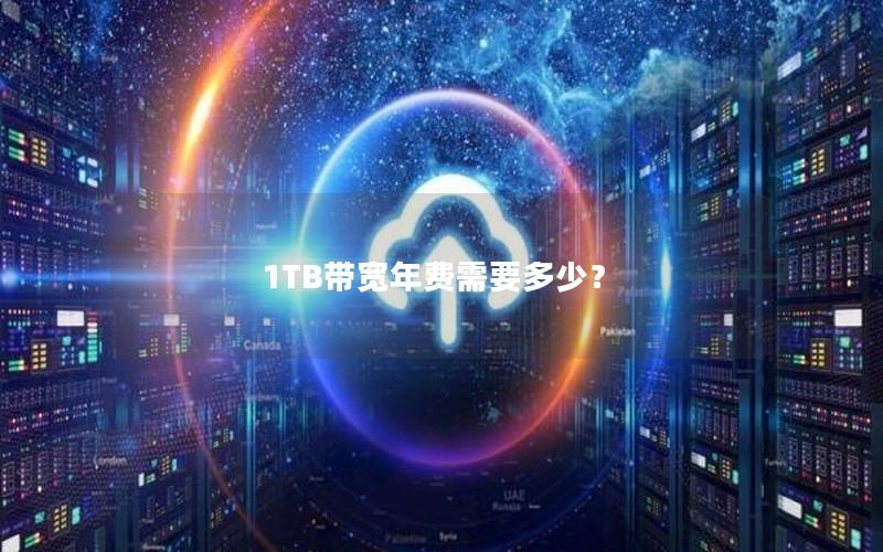 1TB带宽年费需要多少？