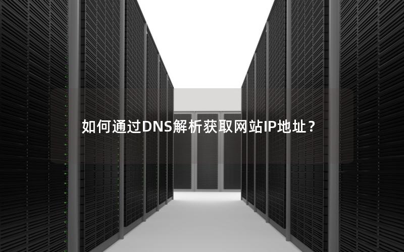 如何通过DNS解析获取网站IP地址？