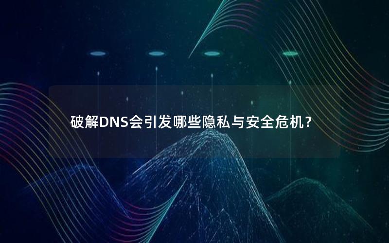 破解DNS会引发哪些隐私与安全危机？