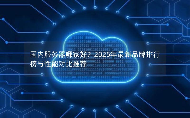 国内服务器哪家好？2025年最新品牌排行榜与性能对比推荐