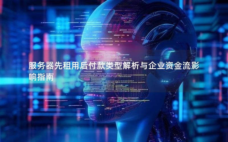 服务器先租用后付款类型解析与企业资金流影响指南