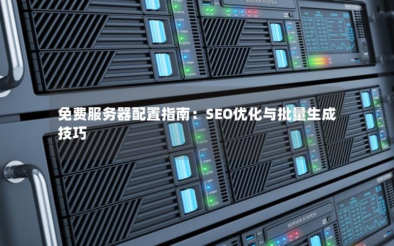 免费服务器配置指南：SEO优化与批量生成技巧