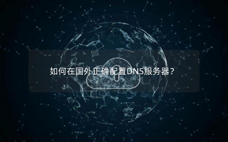 如何在国外正确配置DNS服务器？