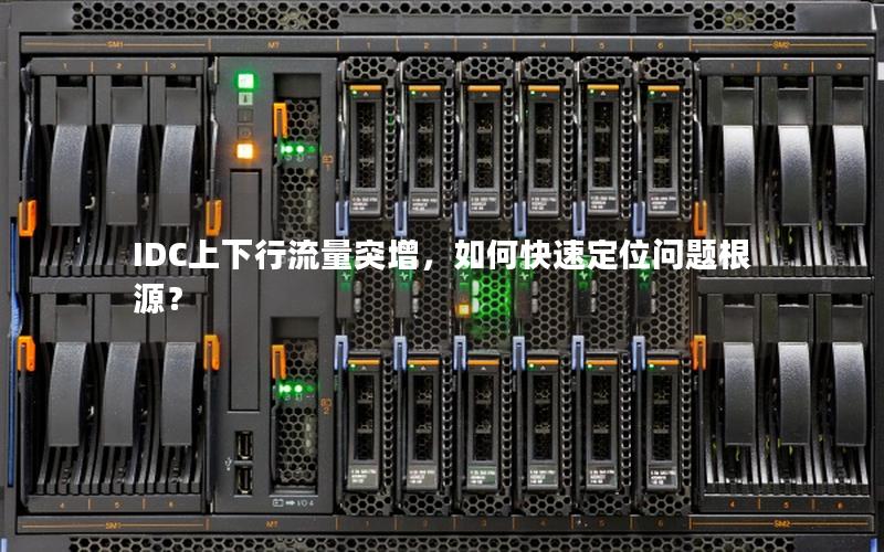 IDC上下行流量突增，如何快速定位问题根源？