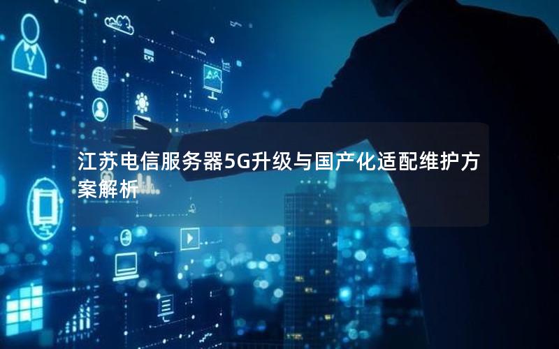 江苏电信服务器5G升级与国产化适配维护方案解析