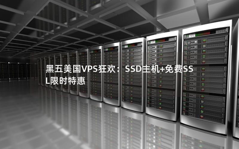 黑五美国VPS狂欢：SSD主机+免费SSL限时特惠