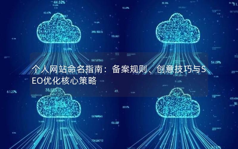 个人网站命名指南：备案规则、创意技巧与SEO优化核心策略