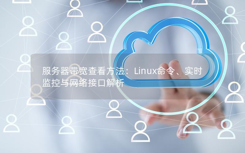 服务器带宽查看方法：Linux命令、实时监控与网络接口解析