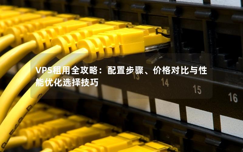 VPS租用全攻略：配置步骤、价格对比与性能优化选择技巧