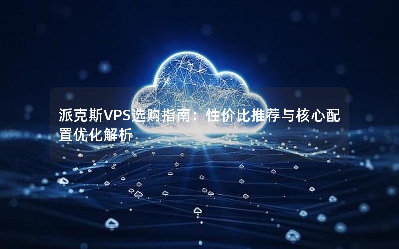 派克斯VPS选购指南：性价比推荐与核心配置优化解析