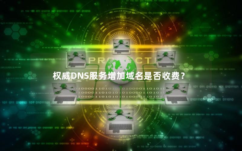 权威DNS服务增加域名是否收费？