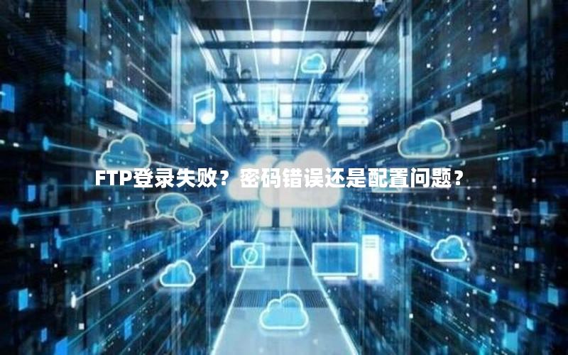 FTP登录失败？密码错误还是配置问题？