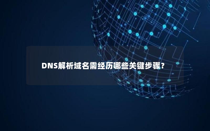 DNS解析域名需经历哪些关键步骤？