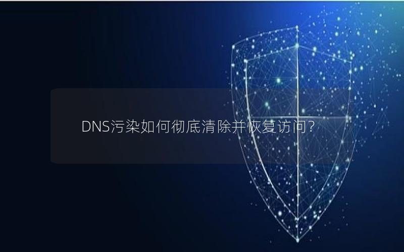 DNS污染如何彻底清除并恢复访问？