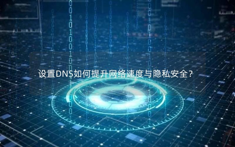 设置DNS如何提升网络速度与隐私安全？