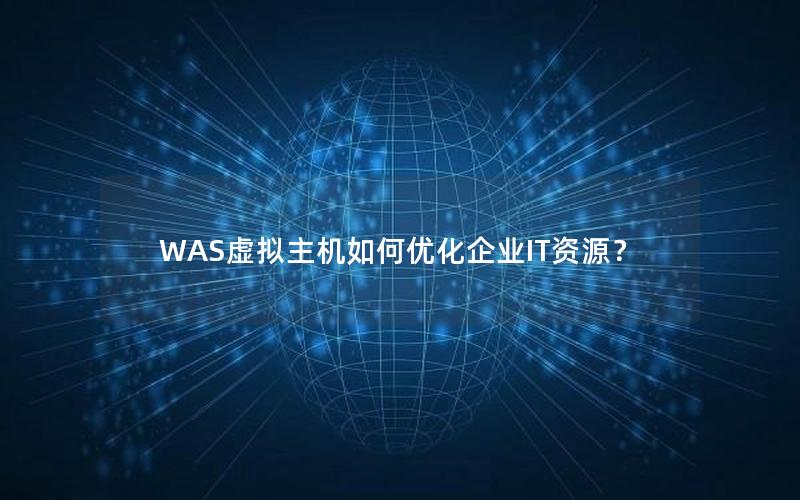 WAS虚拟主机如何优化企业IT资源？