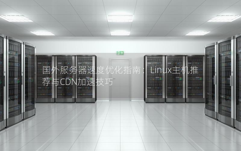 国外服务器速度优化指南：Linux主机推荐与CDN加速技巧