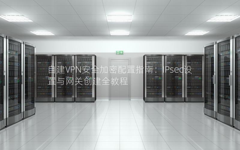 自建VPN安全加密配置指南：IPsec设置与网关创建全教程