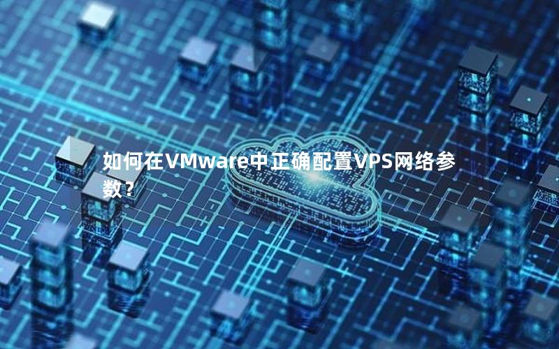 如何在VMware中正确配置VPS网络参数？