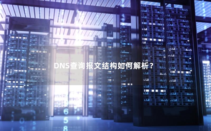 DNS查询报文结构如何解析？