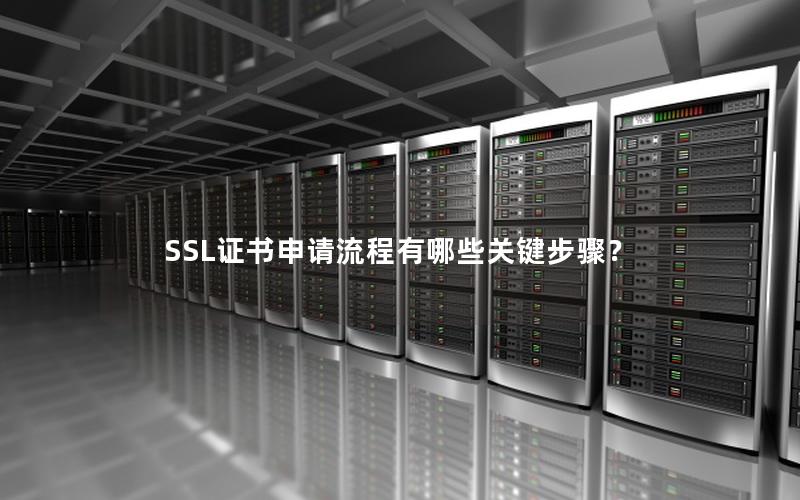 SSL证书申请流程有哪些关键步骤？