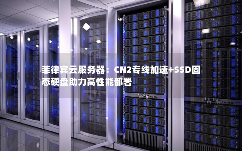 菲律宾云服务器：CN2专线加速+SSD固态硬盘助力高性能部署