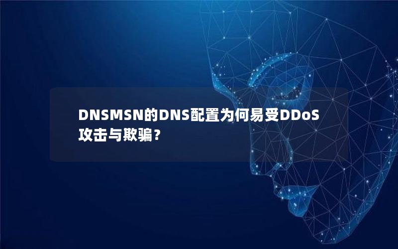 DNSMSN的DNS配置为何易受DDoS攻击与欺骗？