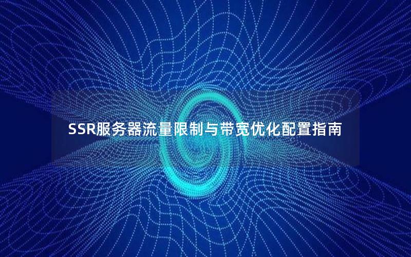 SSR服务器流量限制与带宽优化配置指南