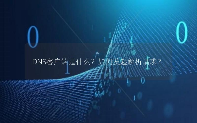 DNS客户端是什么？如何发起解析请求？